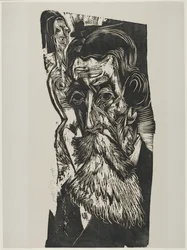 Retrato de Ludwig Schames, 1917-1918